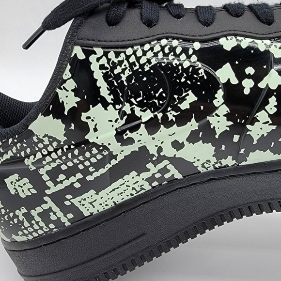 Nike Air Force 1 Foamposite Pro Cup Glow Snakeskin Shoes Men's Size 10 - Picture 6 of 16